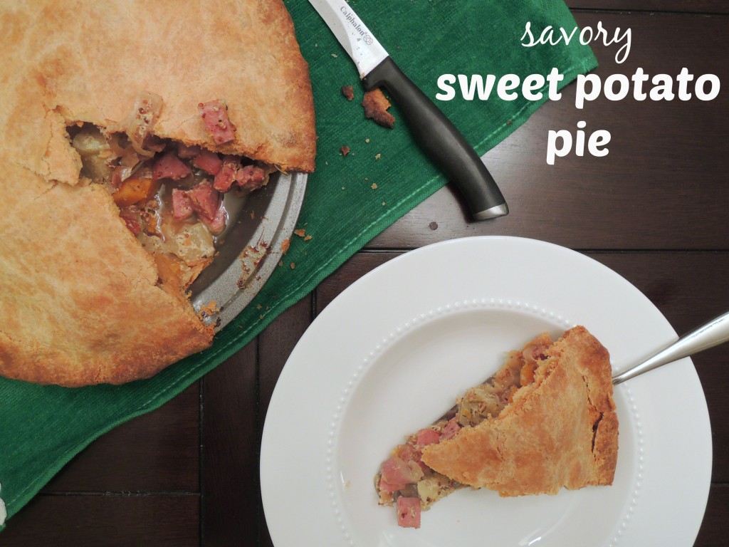 Savory Sweet Potato Pie