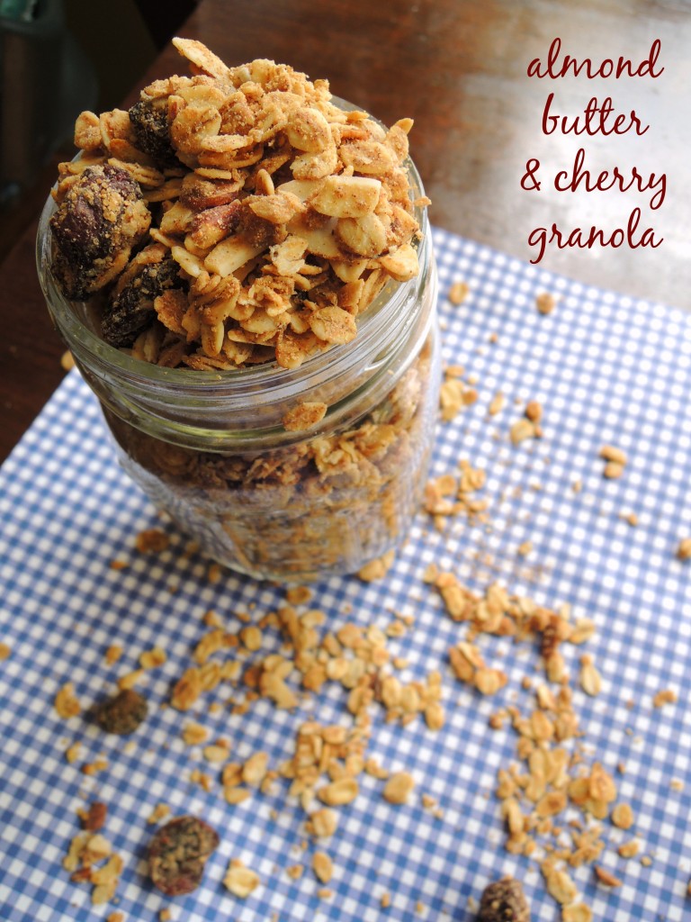Almond Butter and Cherry Granola