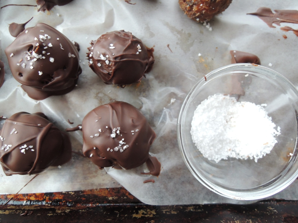 Salted Cherry Caramels