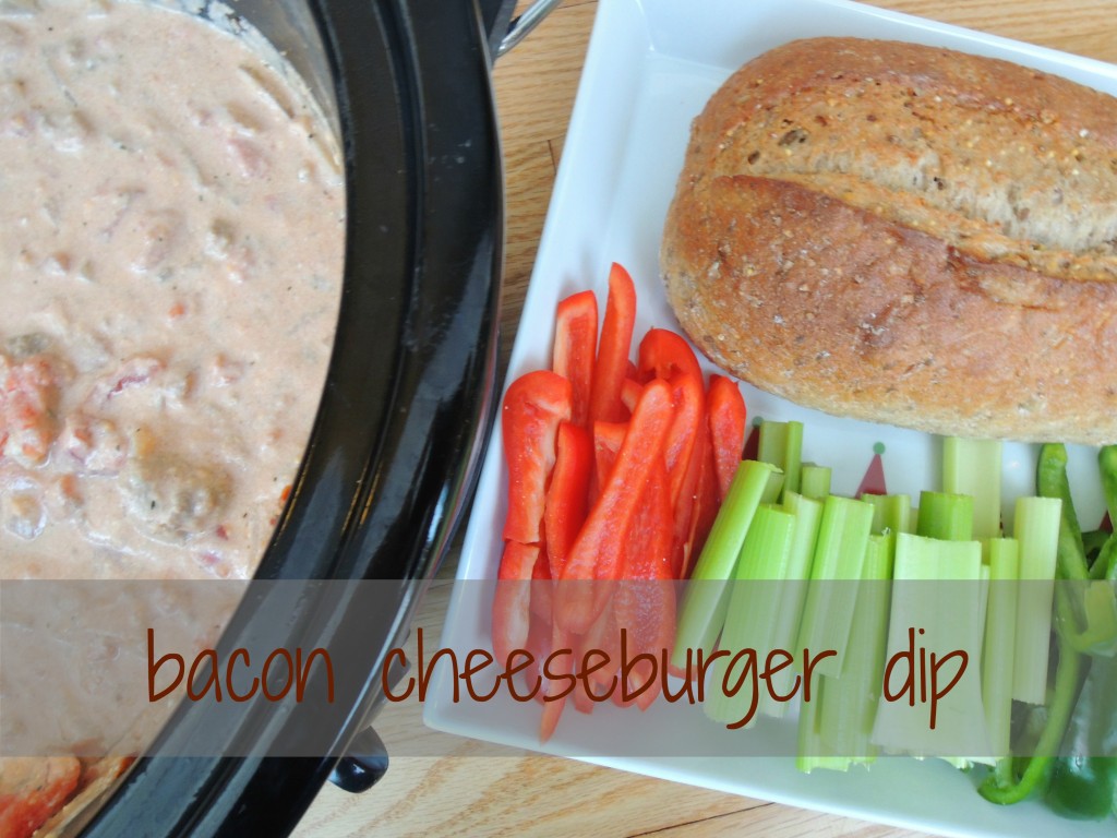 Slow Cooker Bacon Cheeseburger Dip