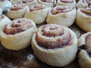 Cinnamon Rolls fresh out of the oven