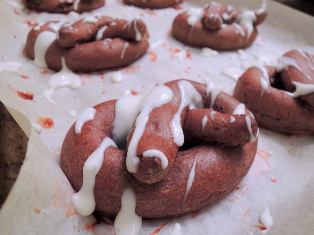 Red Velvet Soft Pretzels