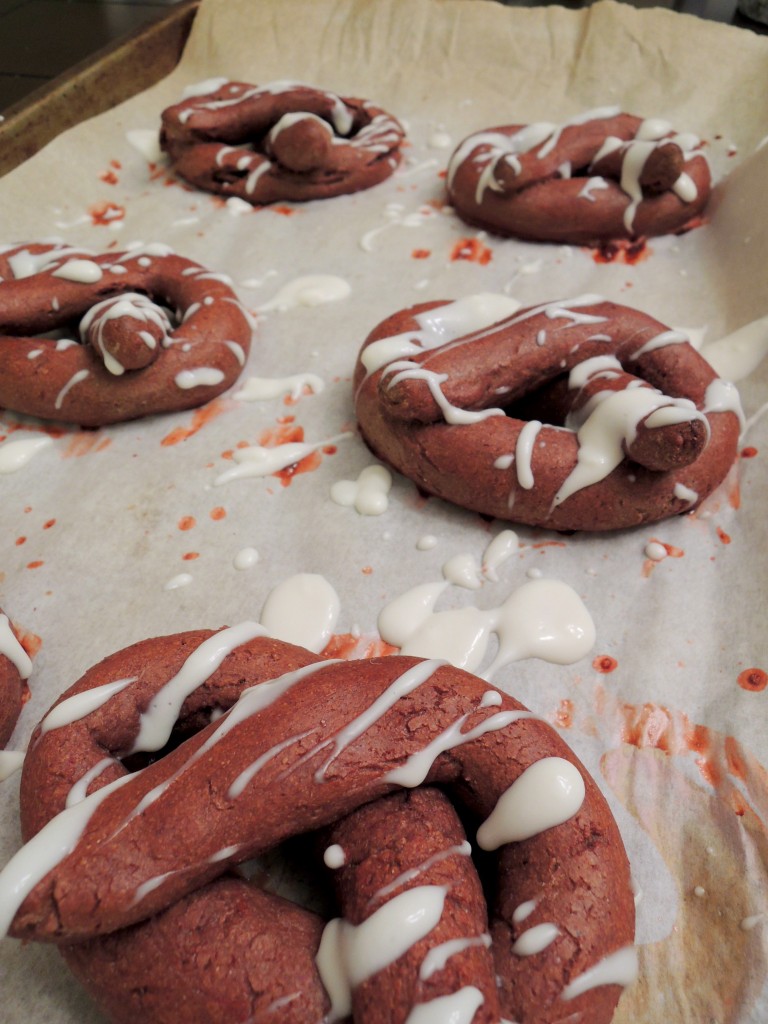 Red Velvet Soft Pretzels