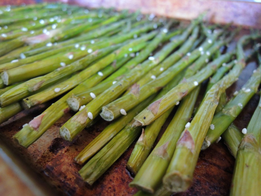 Sesame Roasted Asparagus