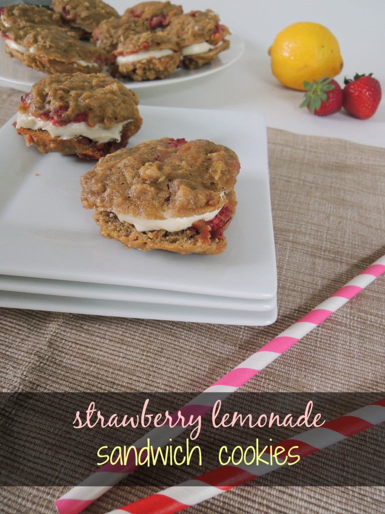 Strawberry Lemonade Sandwich Cookies7