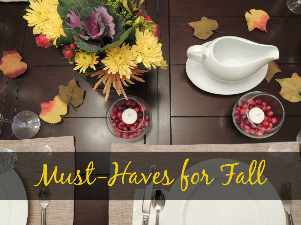 Must-Haves for Fall
