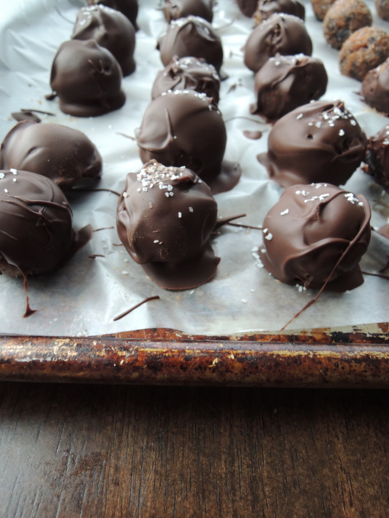 Salted Cherry Caramels