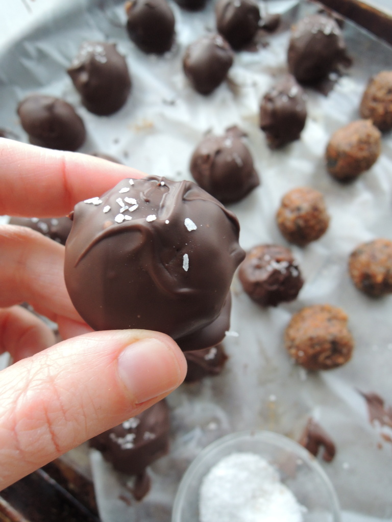 Salted Cherry Caramels