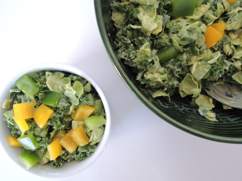 Green and Gold Kale Salad