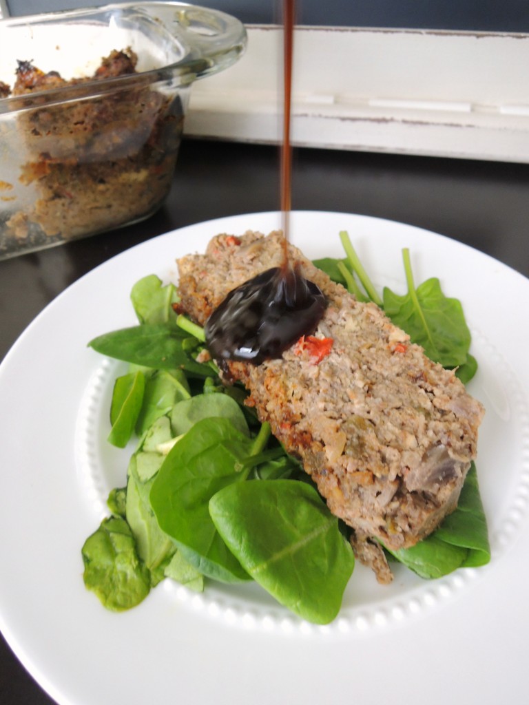 Mushroom Goat Cheese Meat Loaf2