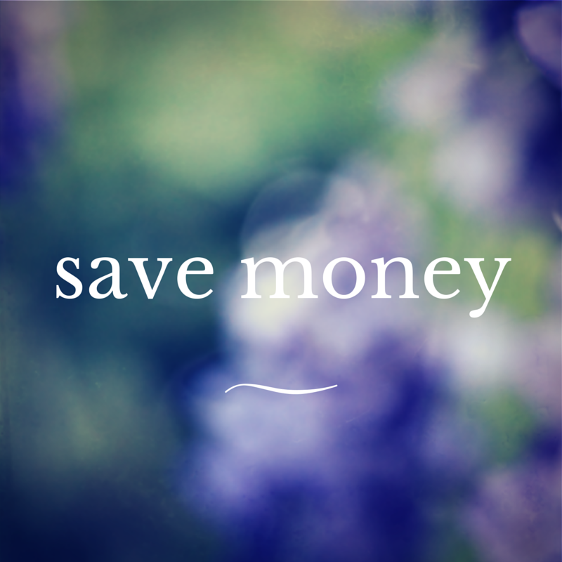 save money